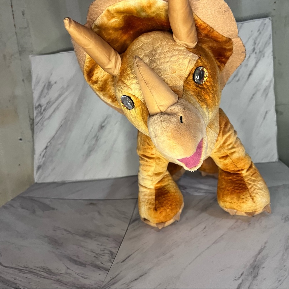 Build A Bear Workshop‎ BAB Triceratops Brown Plush Dinosaur 14” Stuffed Animal